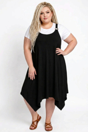 ITALIA MODA  viscose A-lijn jurk +  T-shirt stretch/in meerdere kleuren