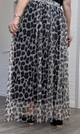 ITALIA MODA viscose tule rok /gevoerd
