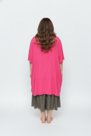 Moonshine  katoen A-lijn tuniek stretch /in meerdere kleuren