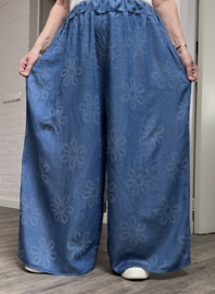 Moonshine jeans tencel wijde broek apart