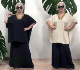 Sissy  oversized viscose top/stretch /in meerdere kleuren