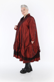 AKH oversized taft tussenjas met tule stof apart /gevoerd 