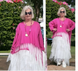 Moonshine oversized  katoen tricot top apart