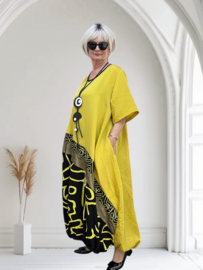 Zedd Plus oversized viscose jurk met zakken apart