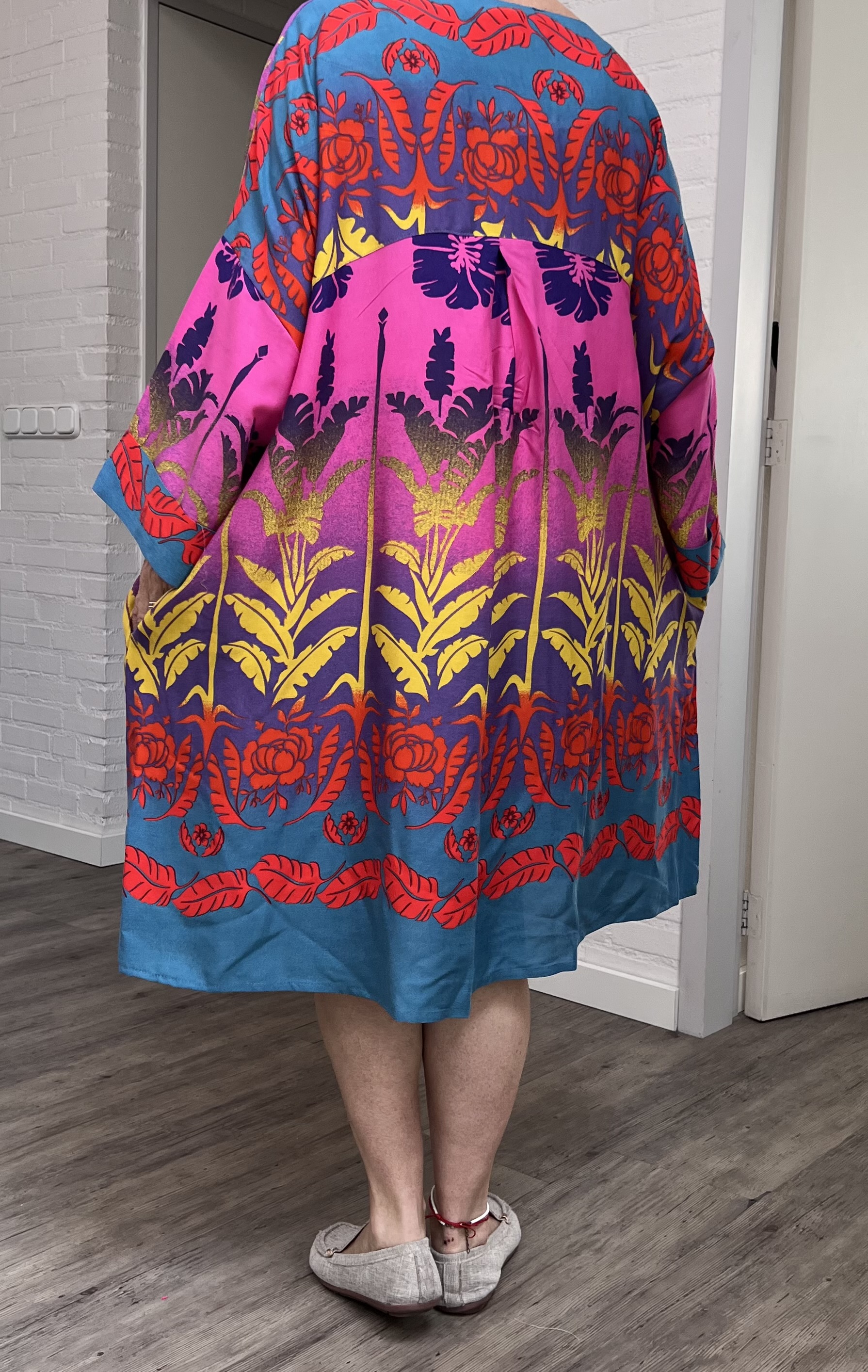 Vincenzo Allocca oversized viscose jurk/tuniek