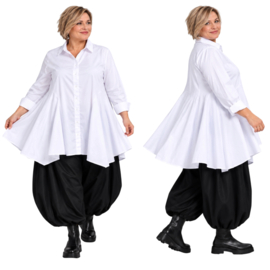 Vincenzo Allocca oversized katoen A-lijn blouse/tuniek stretch/in meerdere kleuren