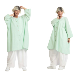 AKH oversized katoen A-lijn blazer/zomerjas tuniek apart