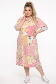 Kiwi viscose jurk/hemd /in meerdere kleuren
