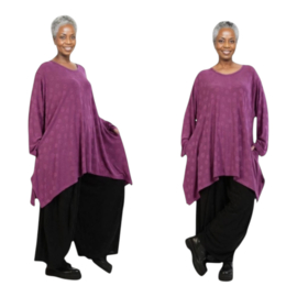 AKH oversized A-lijn tuniek  apart stretch