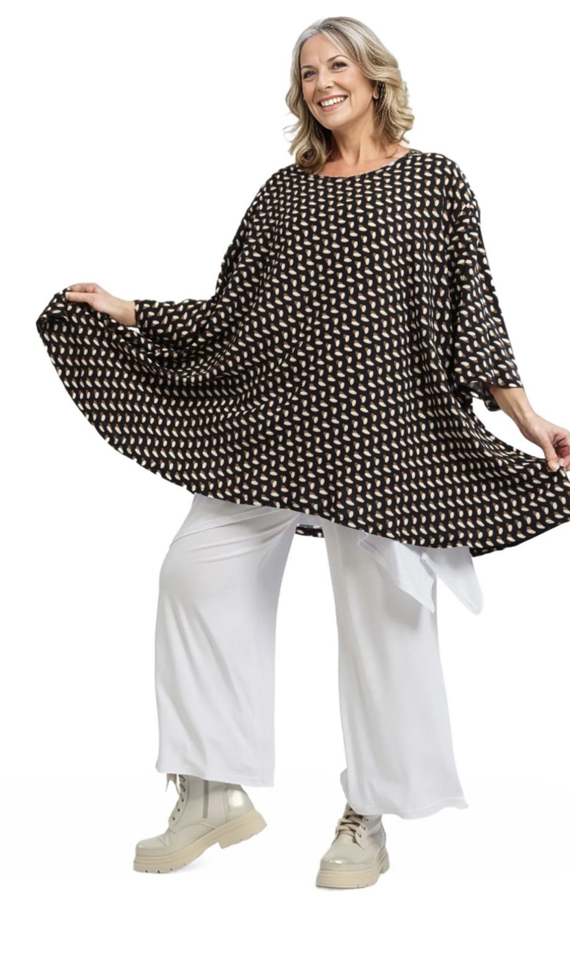 AKH viscose oversized A-lijn tuniek