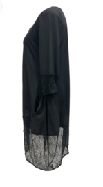 Vincenzo Allocca oversized katoen A-lijn tuniek met KANT /aparte/stretch