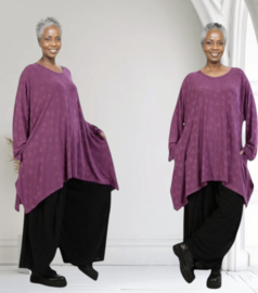AKH oversized A-lijn tuniek  apart stretch