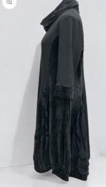 Vincenzo Allocca oversized katoen ballonjurk van een mix van fluweel en tule apart 