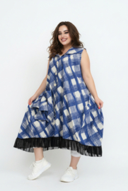 AKH viscose  A-lijn jurk/hemd/blazer stretch