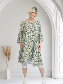 AKH oversized viscose A-lijn tuniek apart  