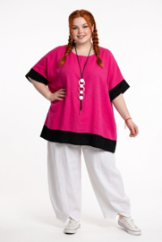 LaBass oversized viscose top/tuniek/niet doorschijnend /in meerdere kleuren