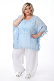 ITALIA MODA oversized katoen  tuniek/poncho