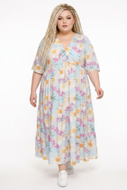 Vincenzo Allocca oversized viscose  BOHO A-lijn jurk apart