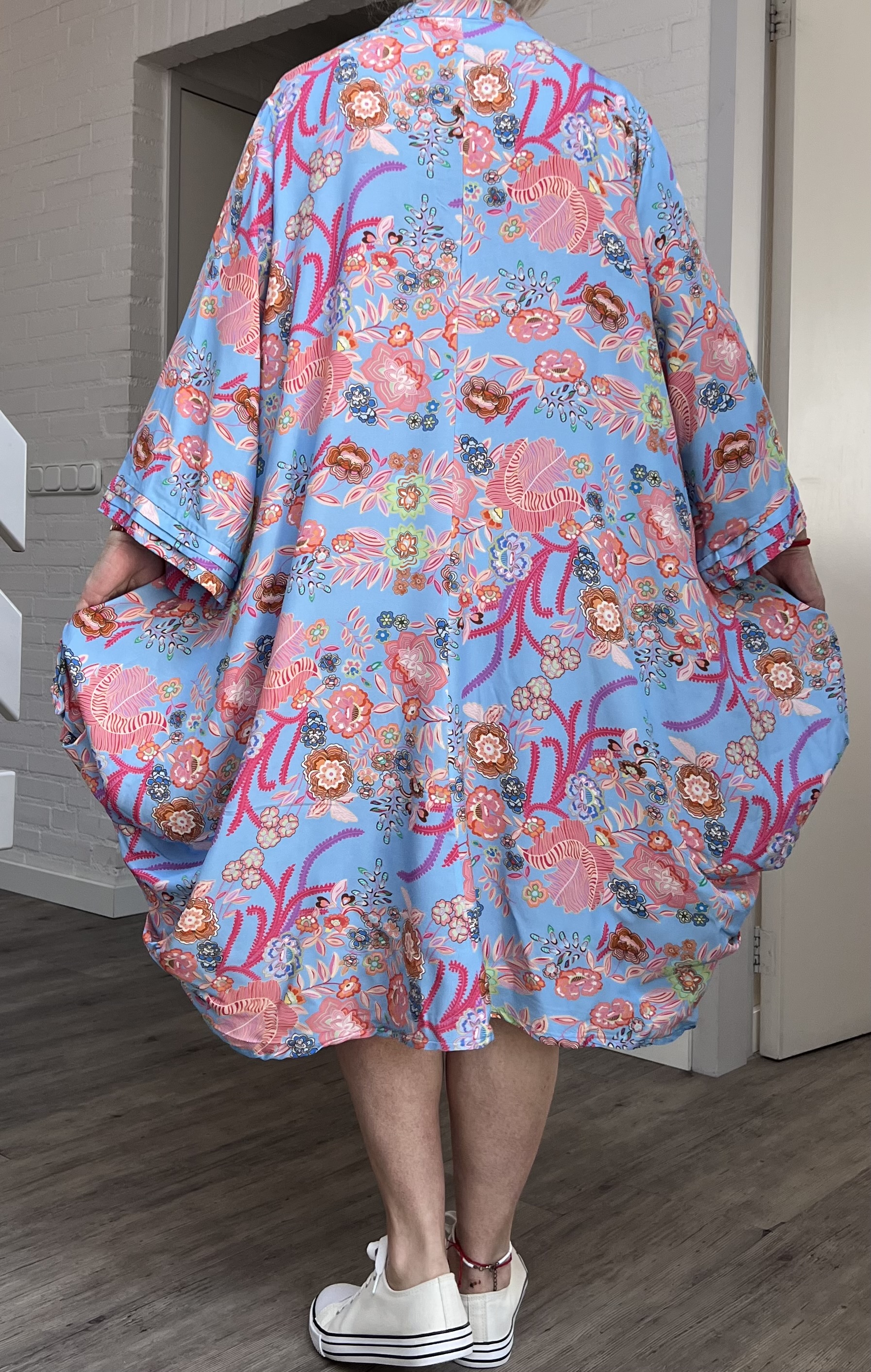Vincenzo Allocca oversized viscose jurk/tuniek
