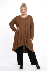 AKH oversized tricot viscose  A-lijn  tuniek/jurk apart stretch