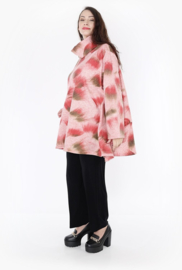 AKH oversized acryl  A-lijn top/tuniek met col/ stretch