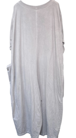Funky Diva oversized katoen jumpsuit stretch/in meerdere kleuren
