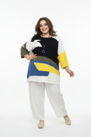 Zedd Plus viscose top met ketting stretch