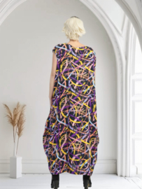 AKH oversized linnen/viscose  ballonjurk apart