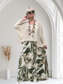 Sissi A-lijn viscose jurk apart /in meerdere kleuren