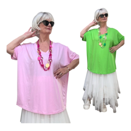 ITALIA oversized viscose top /in meerdere kleuren