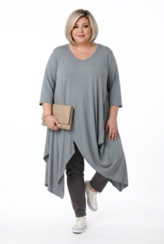 Moonshine oversized  viscose tricot tuniek apart stretch