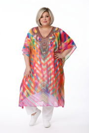 ONE OF A KIND  zomer poncho/tuniek ( extra groot)