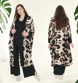 AKH oversized viscose vest/blazer apart stretch