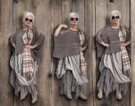 ITALIA zachte viscose winter sjaal