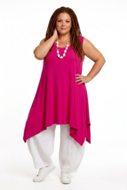 Moonshine oversized viscose A-lijn tuniek stretch