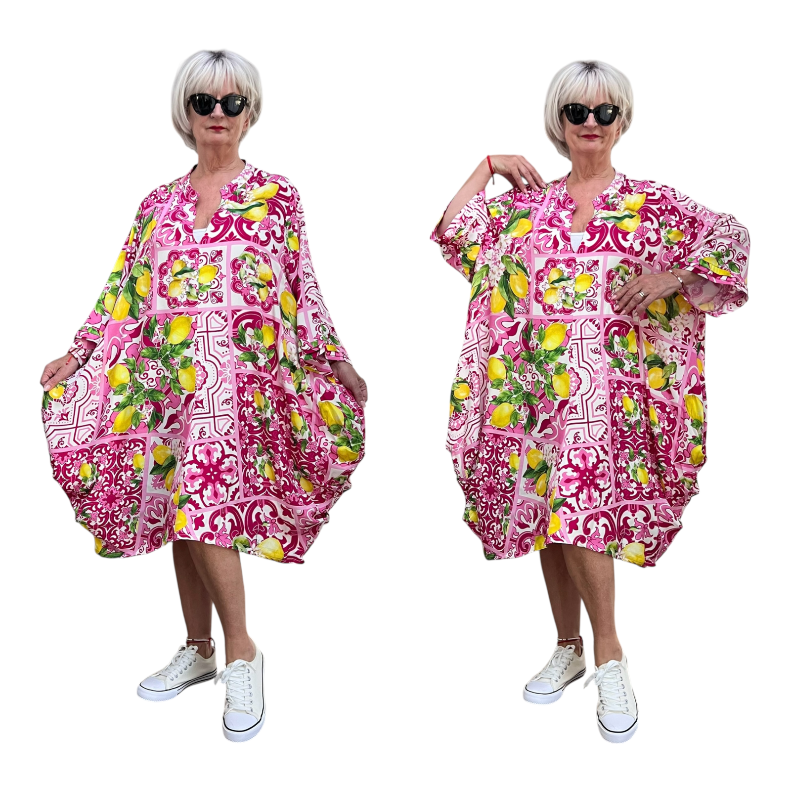 Vincenzo Allocca oversized viscose jurk/tuniek