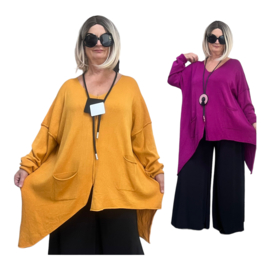 Moonshine oversized  viscose gebreide top /in meerdere kleuren