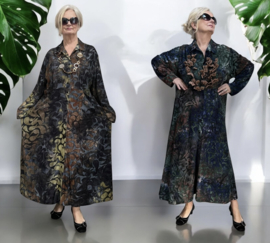Ophilia viscose A-lijn jurk/hemd/blazer stretch/in meerdere kleuren