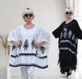 Les Freres viscose tuniek/in meerdere kleuren