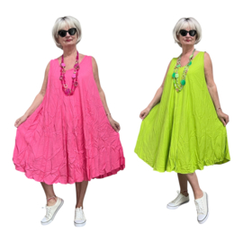 ITALIA MODA oversized viscose A-lijn jurk /in meerdere kleuren