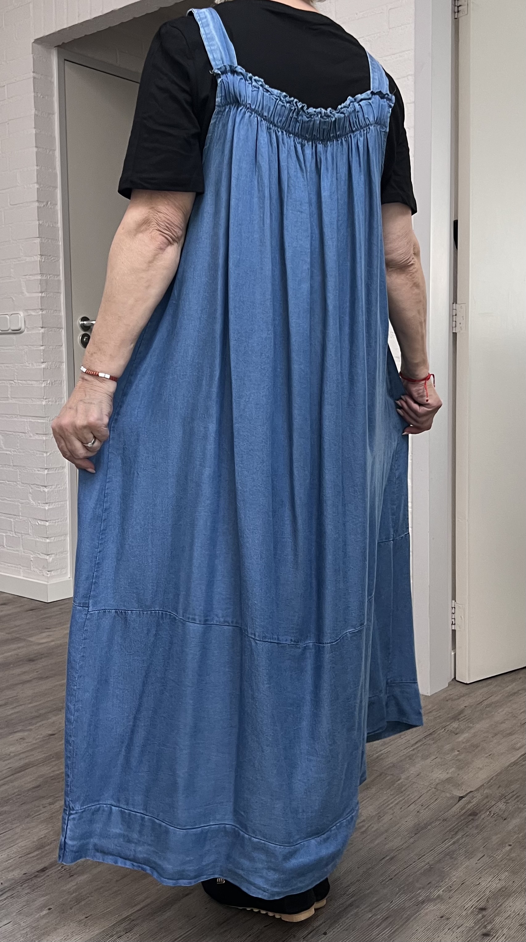 ITALIA MODA trncel jeans A-lijn jurk