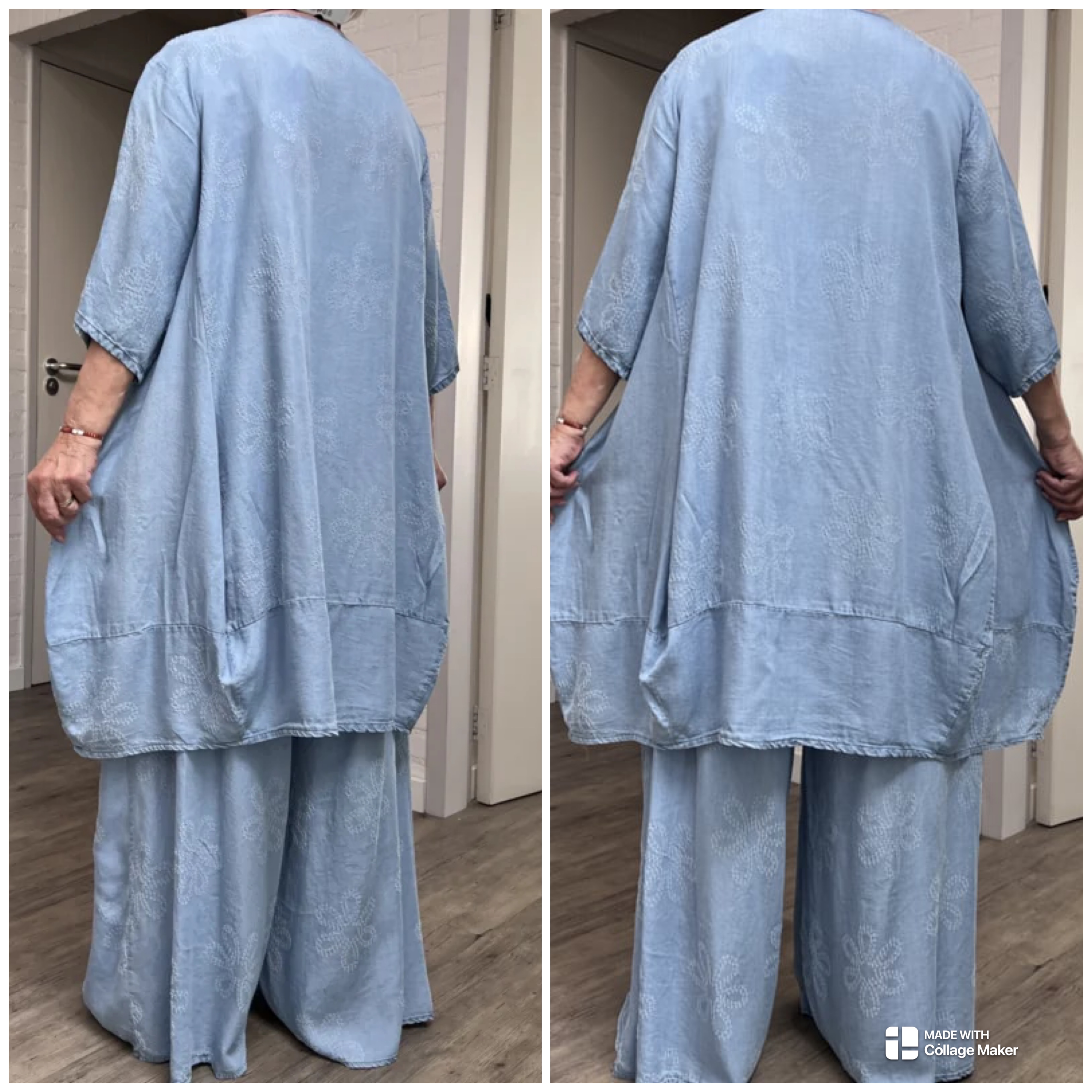 Moonshine  jeans tencel A-lijn tuniek apart /in meerdere kleuren