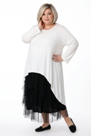 Moonshine oversized viscose A-lijn tuniek stretch