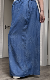 Moonshine jeans tencel wijde broek apart