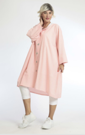 AKH oversized katoen A-lijn blazer/zomerjas tuniek apart