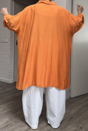 ITALIA oversized viscose blouse/hemd /in meerdere kleuren