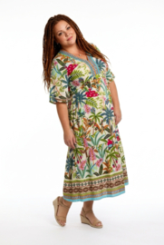 ORIENTIQUE Australian katoen A-lijn jurk