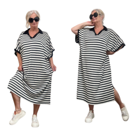 Sissi  oversized gebreide jurk apart/ stretch/in meerdere kleuren