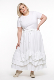 Moonshine katoen jersey rok wit