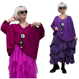 Moonshine oversized  viscose mix gebreide top /in meerdere kleuren